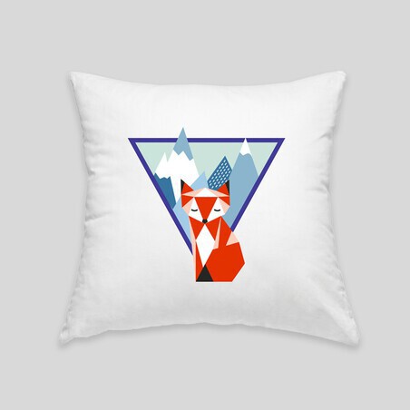 Mountain fox cushion